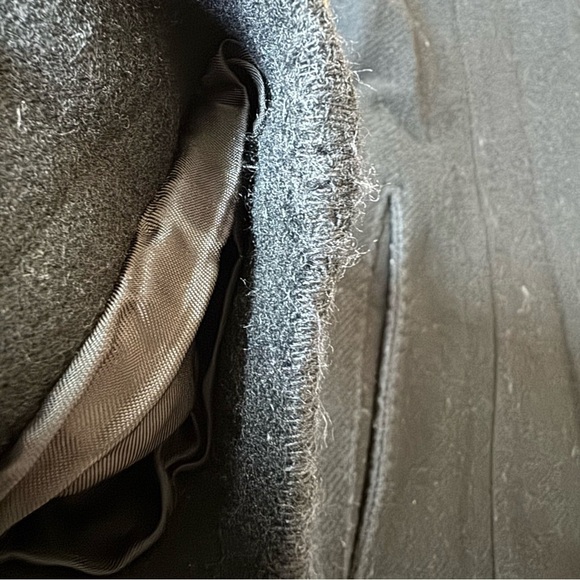 Aritzia Babaton Size 2 Wool Cashmere Blend Coat Snap Down Black - Picture 7 of 10